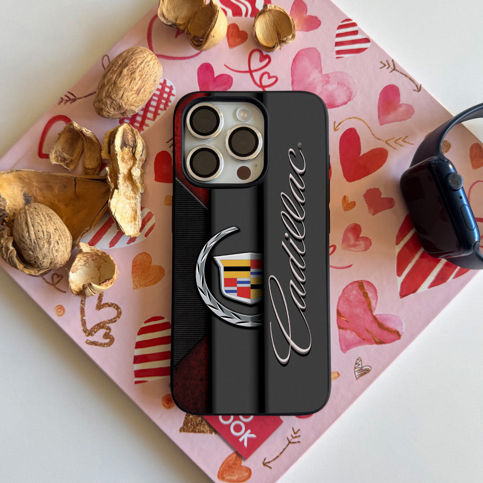 🎨 Cadillac Art Edition iPhone Case – Vivid UV Print & Silicone Protection