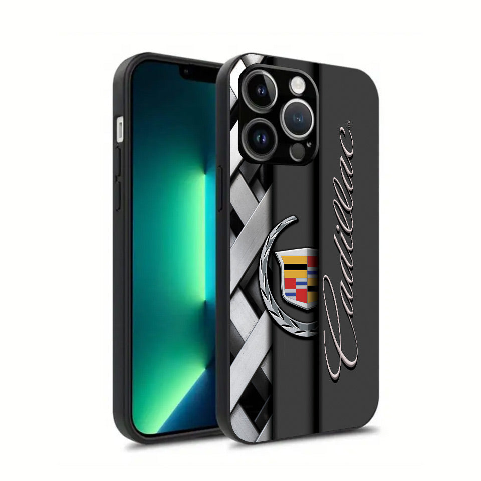 🎨 Cadillac Art Edition iPhone Case – Vivid UV Print & Silicone Protection