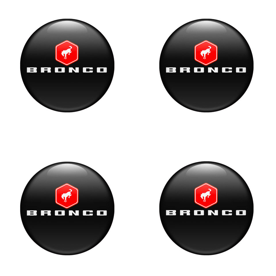 BRONCO Emblems for Wheel Center Caps