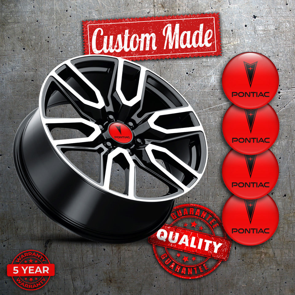 PONTIAC Emblems for Wheel Center Caps