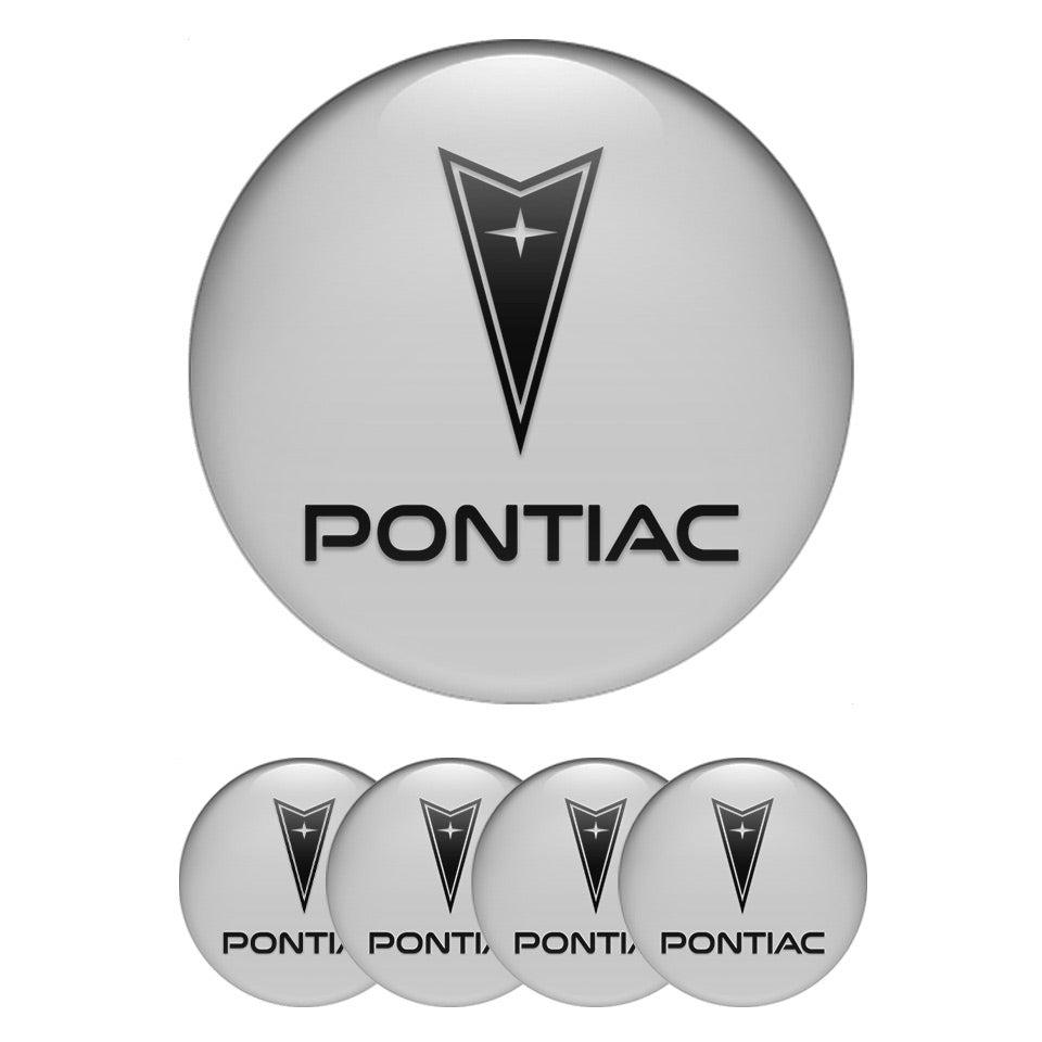 PONTIAC Silicone Stickers for Wheel Center Caps