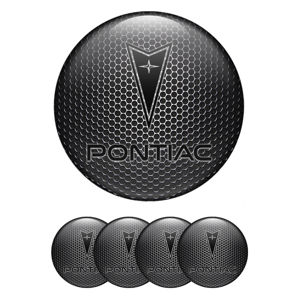 PONTIAC Domed Emblems for Center Caps