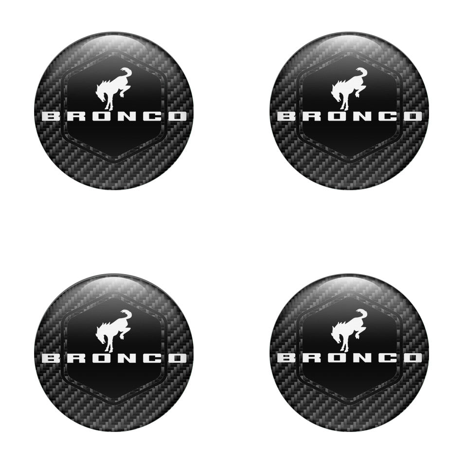 BRONCO Silicone Stickers for Wheel Center Caps