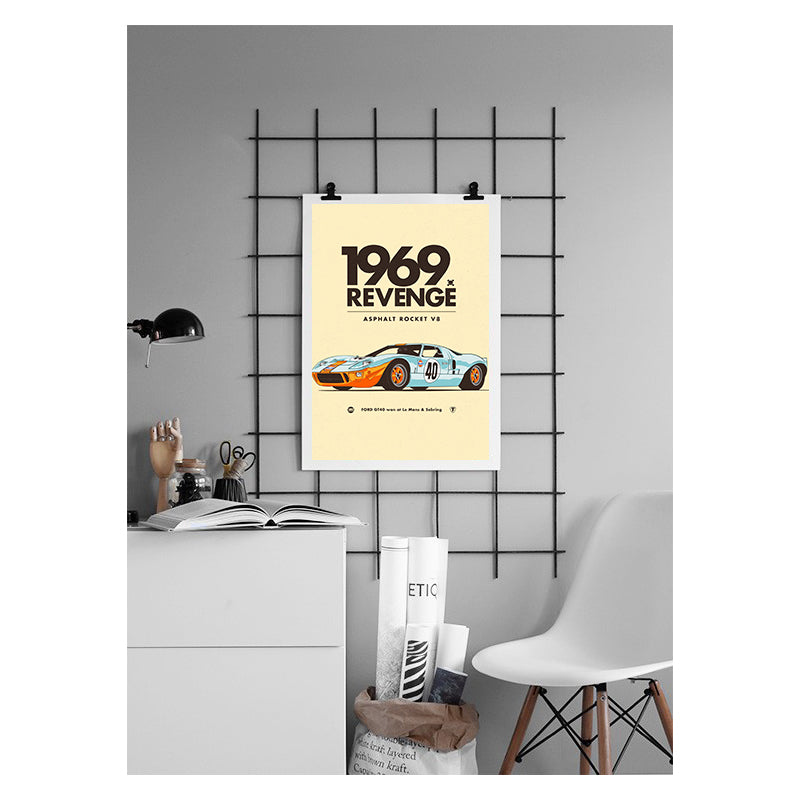 Ford GT40 Poster