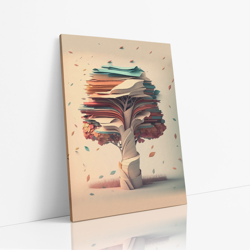 Paper Tree Whimsy Wonderland Canvas