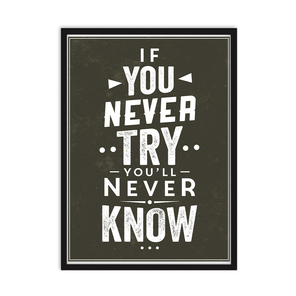 If You Never Try Poster