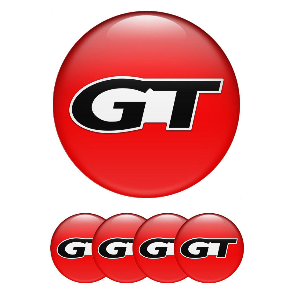 GT Domed Emblems for Center Caps