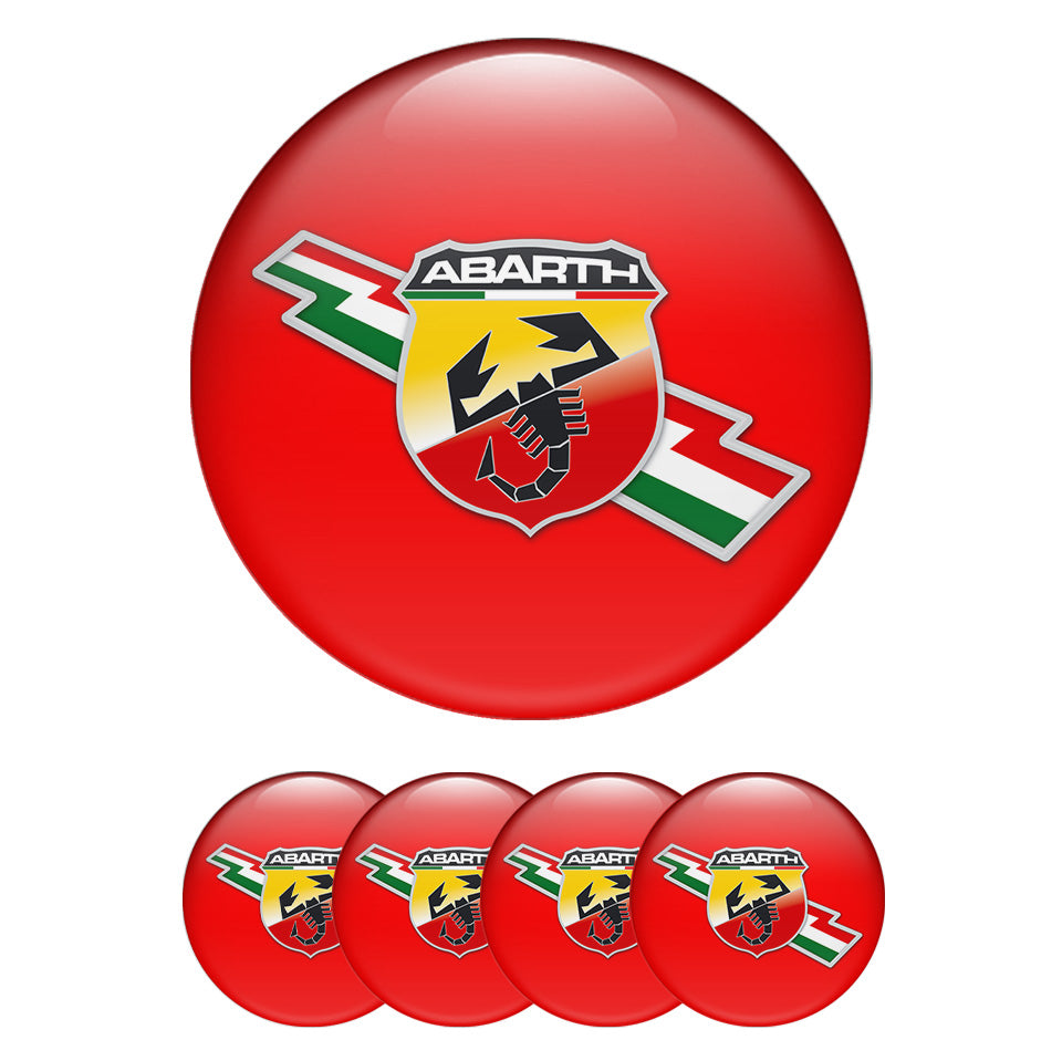 ABARTH Domed Emblems for Center Caps