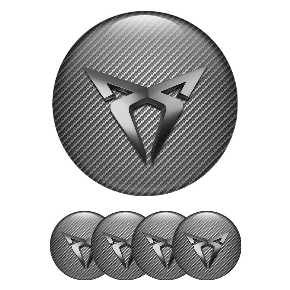 SEAT CUPRA Domed Emblems for Center Caps