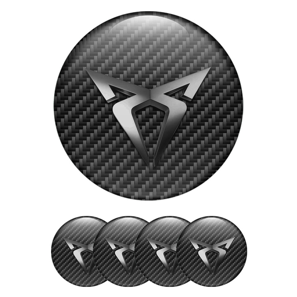 SEAT CUPRA Silicone Stickers for Wheel Center Caps