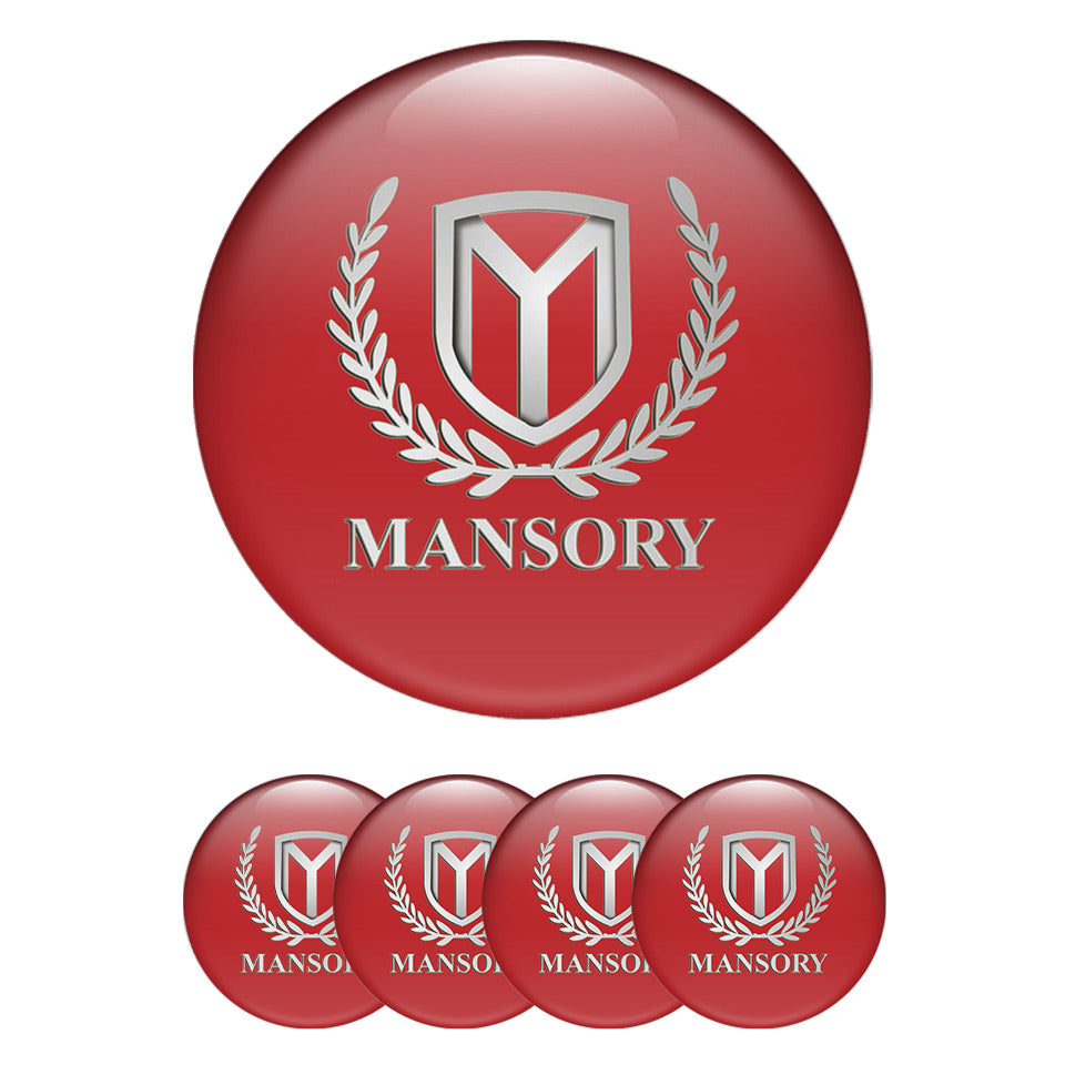 MANSORY Silicone Stickers for Wheel Center Caps