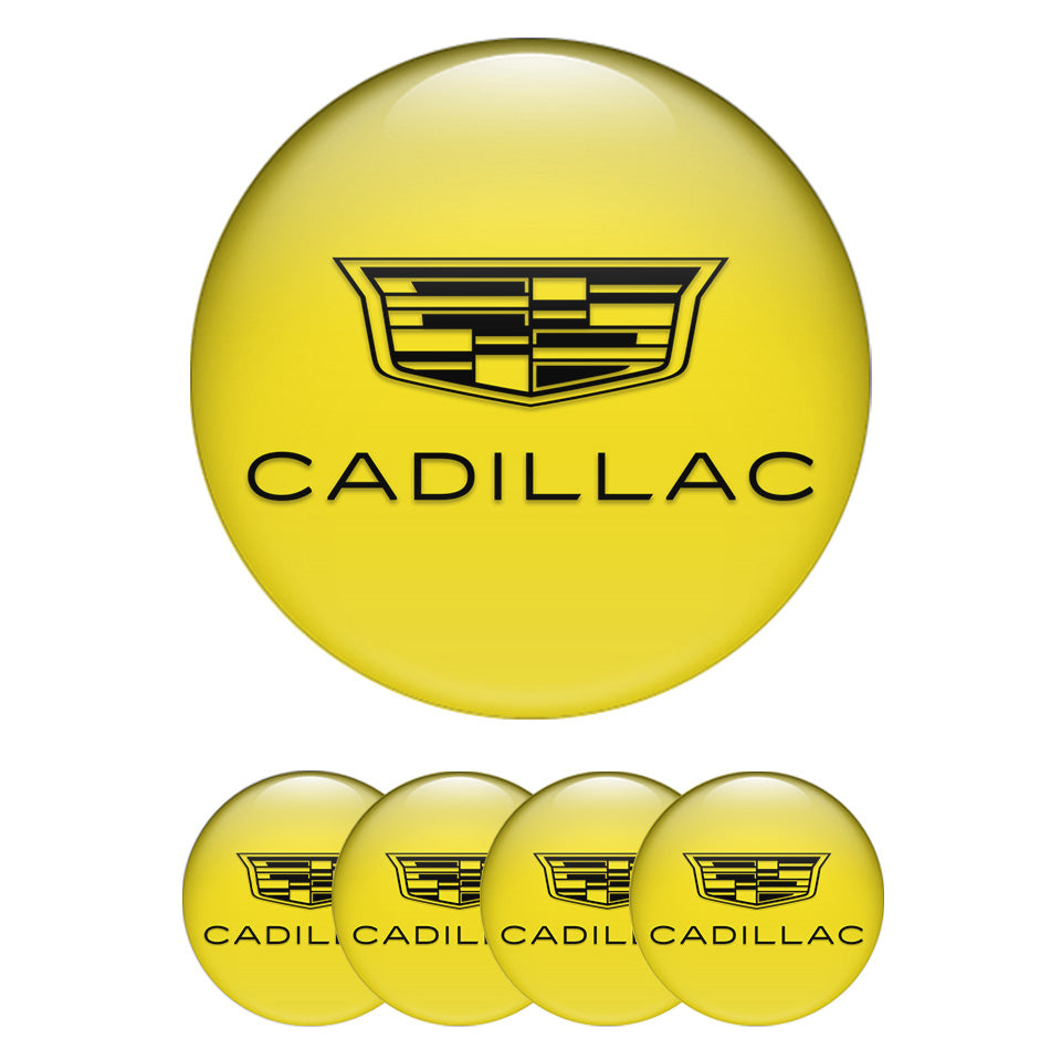 CADILAC Silicone Stickers for Wheel Center Caps