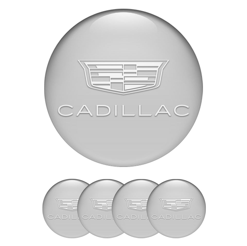 CADILAC Silicone Stickers for Wheel Center Caps