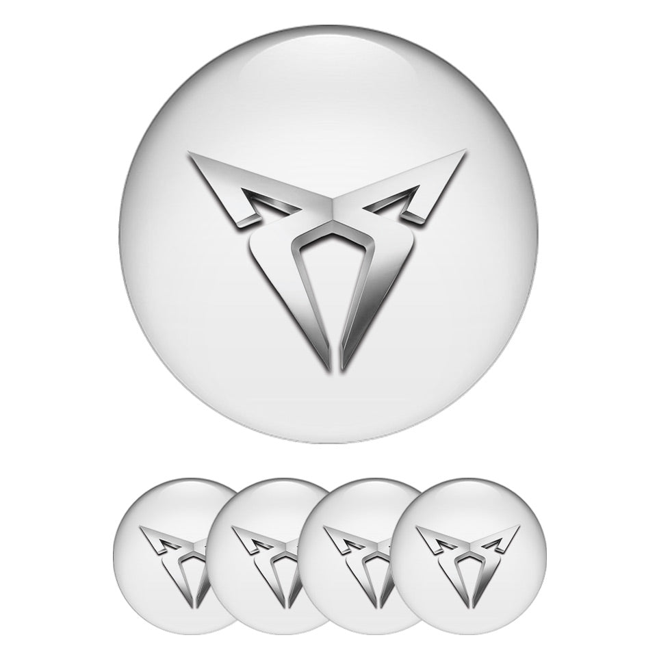 SEAT CUPRA Domed Emblems for Center Caps