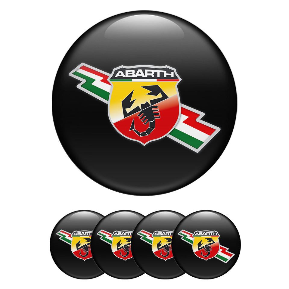 ABARTH Domed Emblems for Center Caps