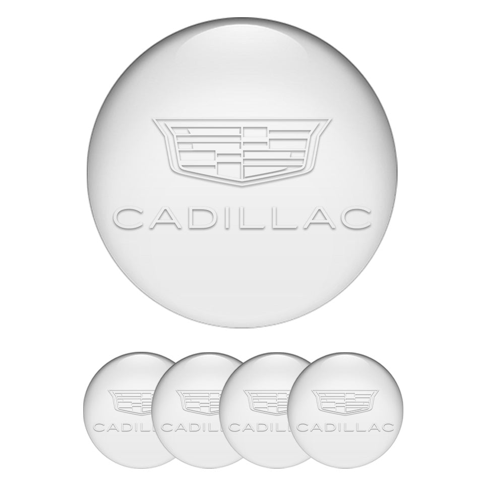 CADILAC Silicone Stickers for Wheel Center Caps