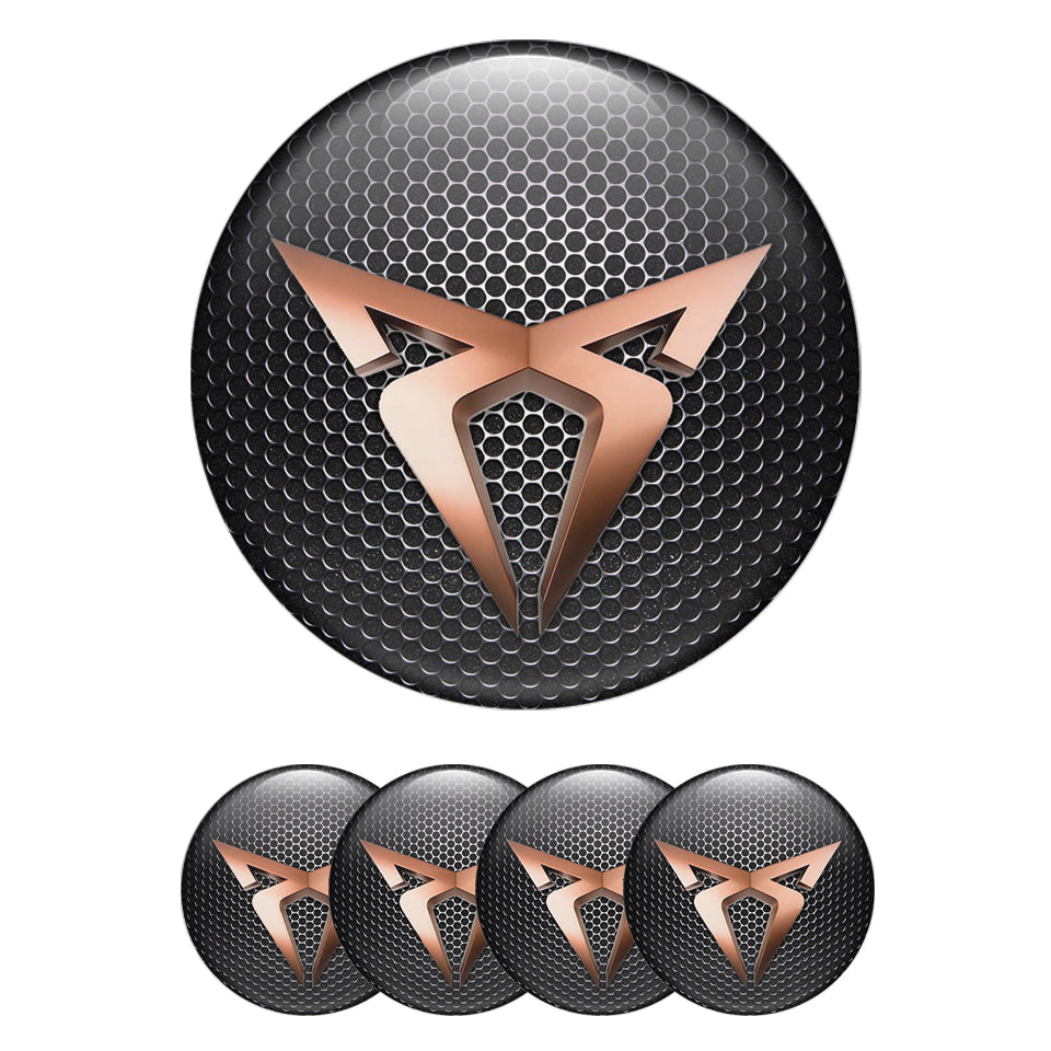 SEAT CUPRA Domed Emblems for Center Caps