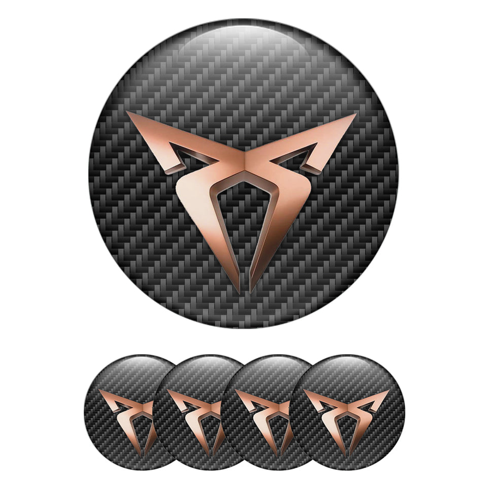 SEAT CUPRA Silicone Stickers for Wheel Center Caps