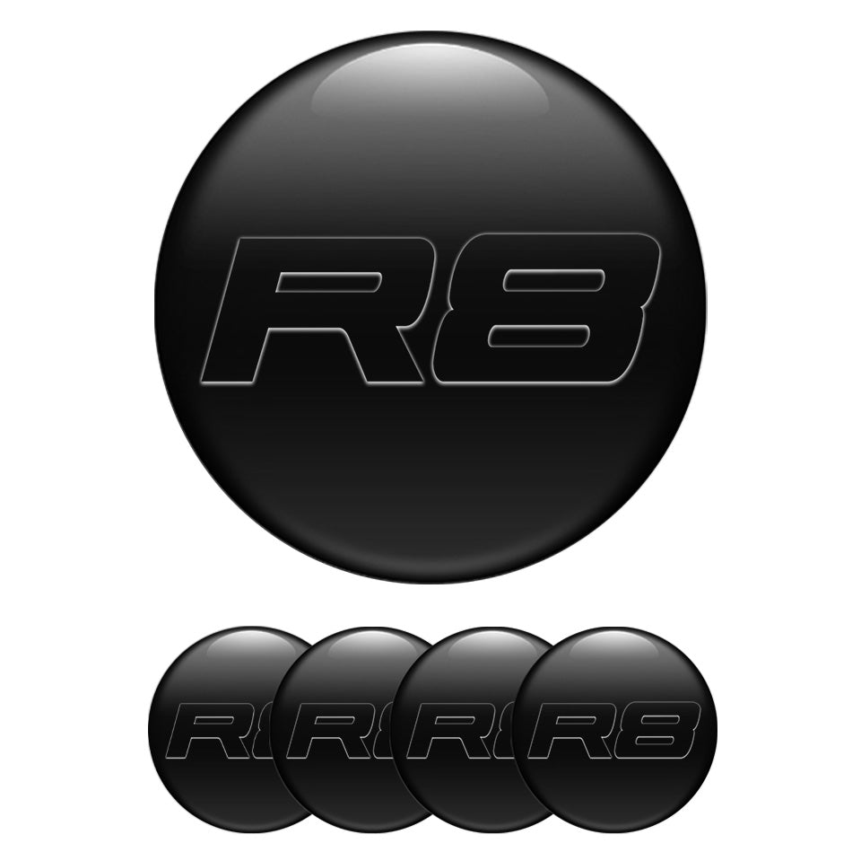 AUDI Silicone Stickers for Wheel Center Caps