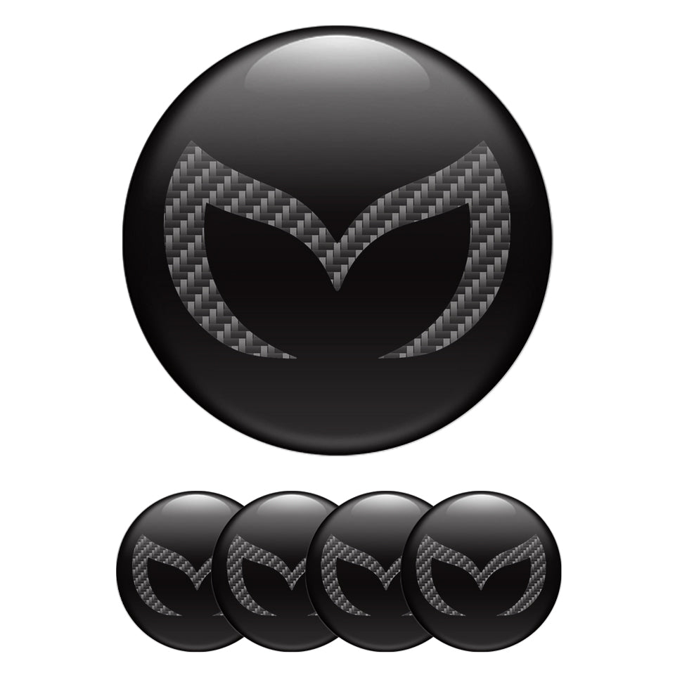 MAZDA Domed Emblems for Center Caps