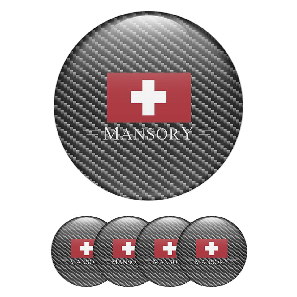 MANSORY Domed Emblems for Center Caps