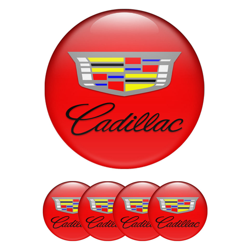 CADILAC Silicone Stickers for Wheel Center Caps