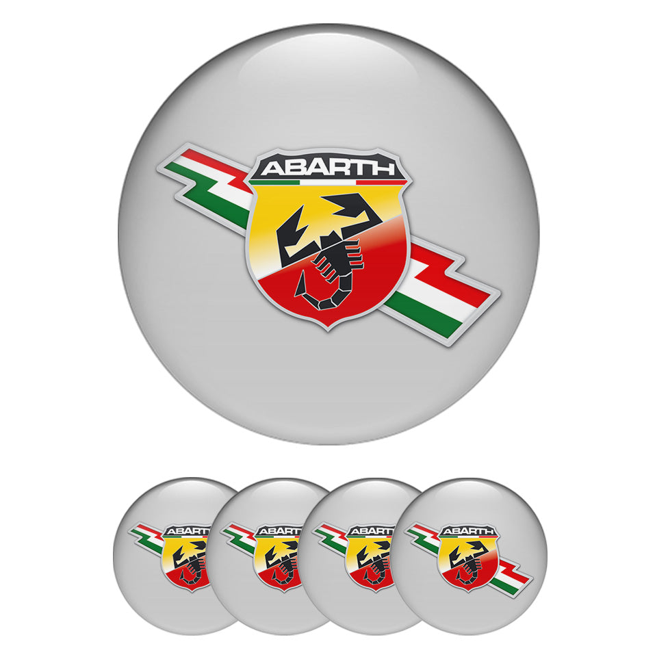 ABARTH Domed Emblems for Center Caps