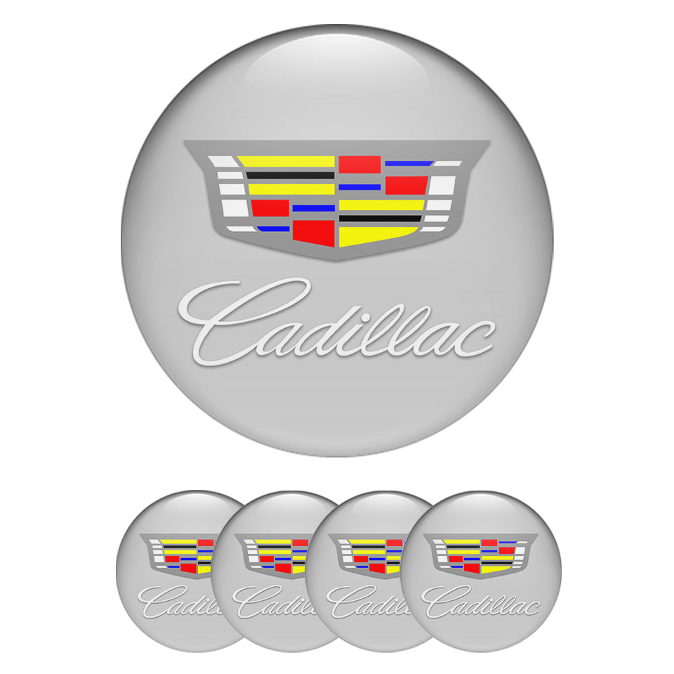 CADILAC Silicone Stickers for Wheel Center Caps