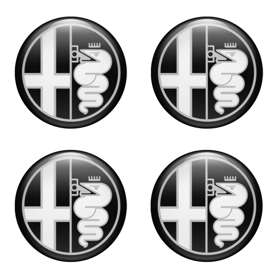 ALFA Domed Emblems for Center Caps