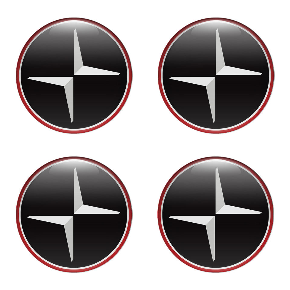 VOLVO POLESTAR Domed Emblems for Center Caps