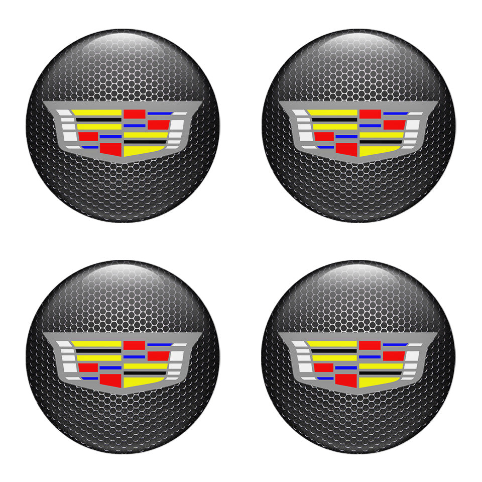 CADILAC Silicone Stickers for Wheel Center Caps