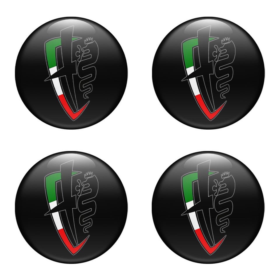 ALFA Silicone Stickers for Wheel Center Caps