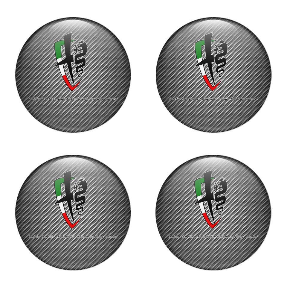 ALFA Domed Emblems for Center Caps