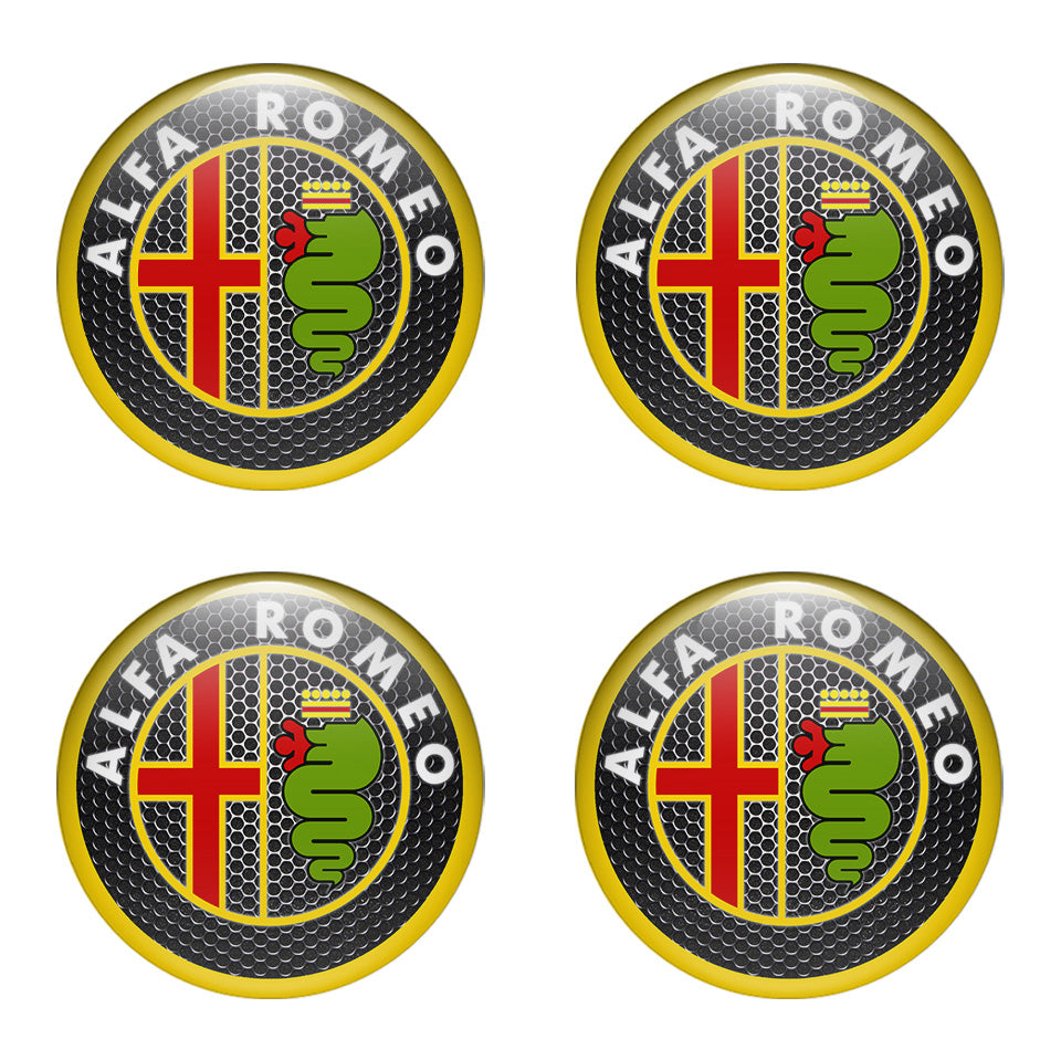 ALFA Domed Emblems for Center Caps