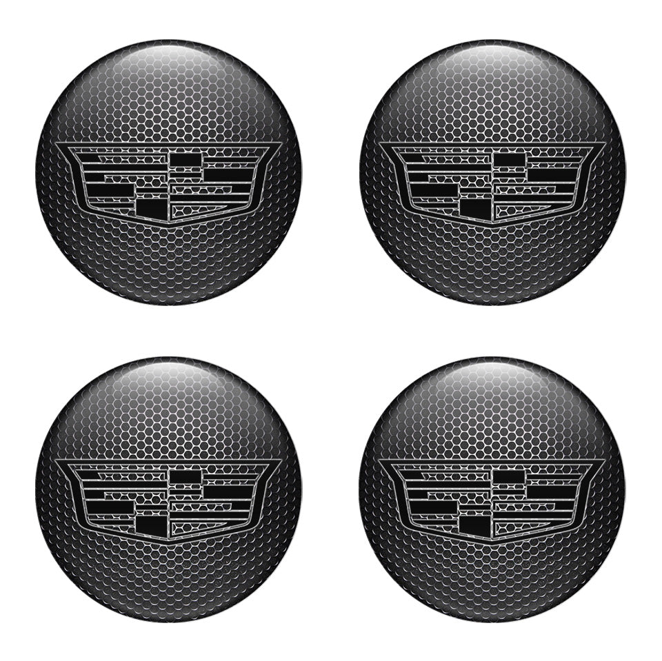 CADILAC Silicone Stickers for Wheel Center Caps