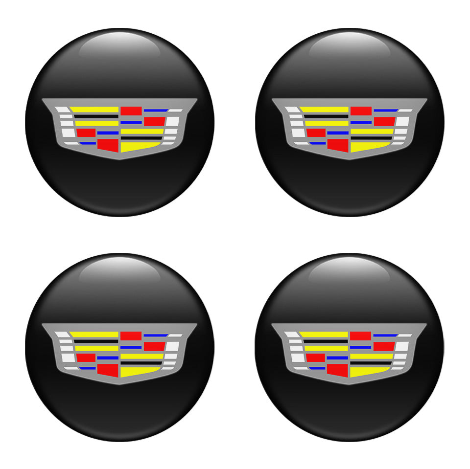 CADILAC Silicone Stickers for Wheel Center Caps