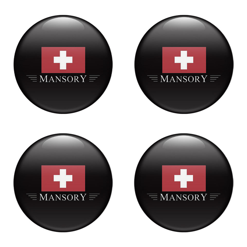 MANSORY Silicone Stickers for Wheel Center Caps