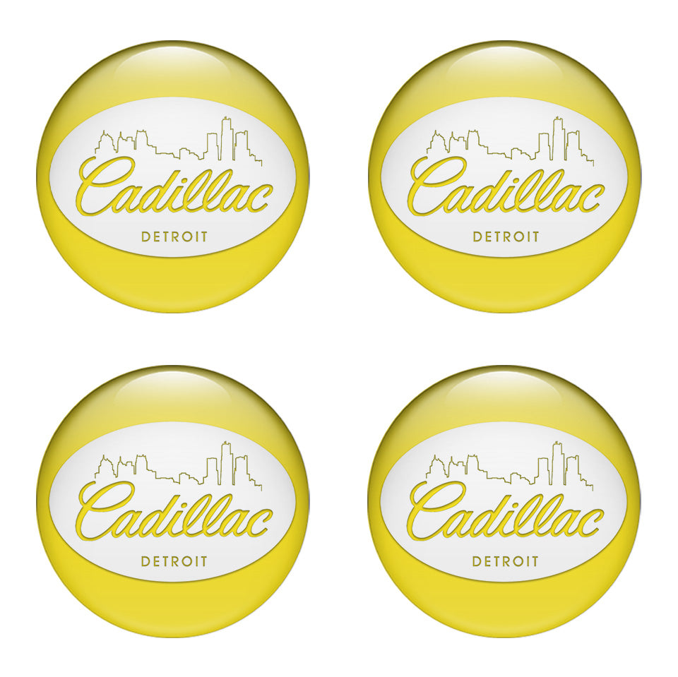 CADILAC Domed Emblems for Center Caps