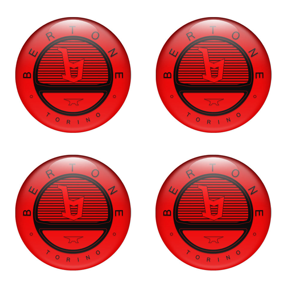 BERTONE Domed Emblems for Center Caps