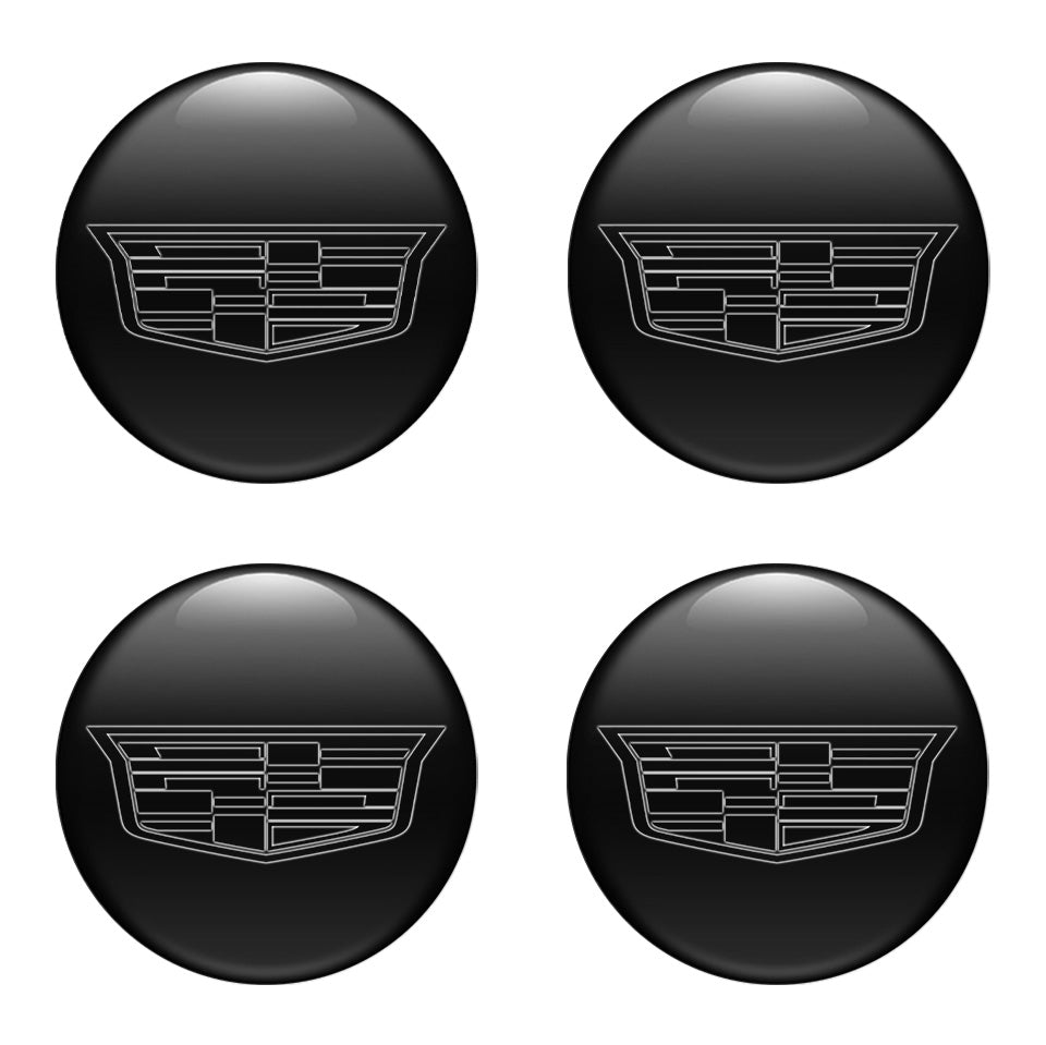 CADILAC Silicone Stickers for Wheel Center Caps