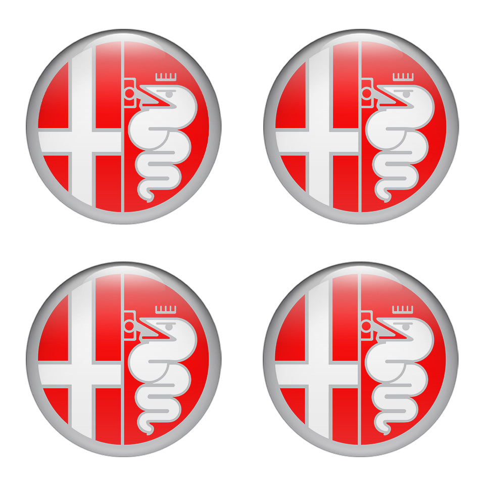 ALFA Domed Emblems for Center Caps