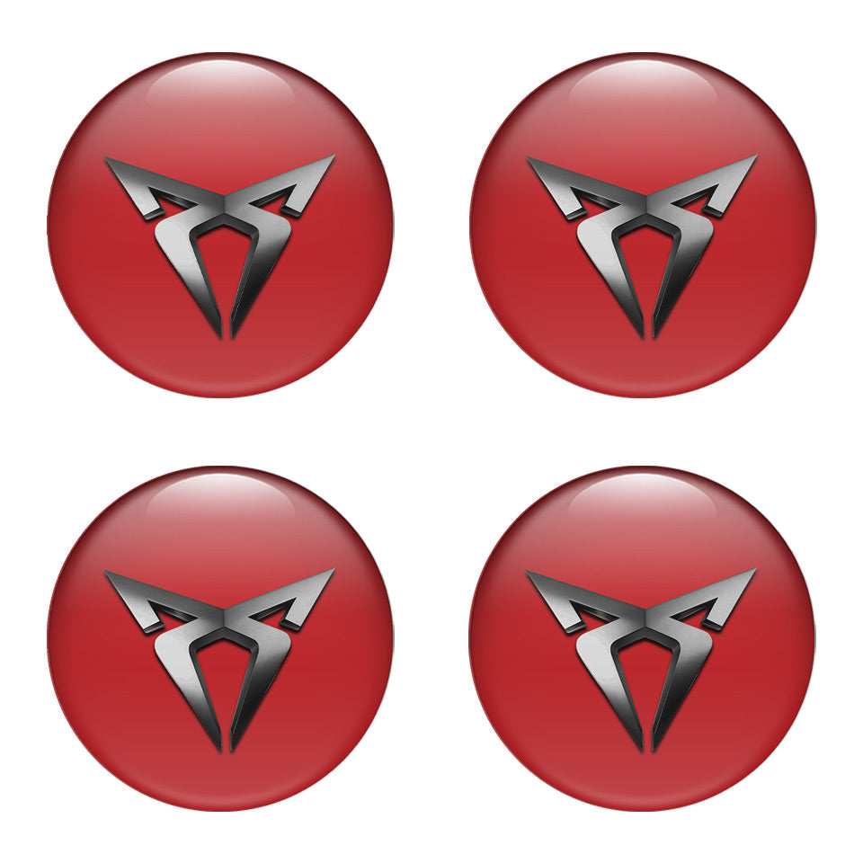 SEAT CUPRA Domed Emblems for Center Caps