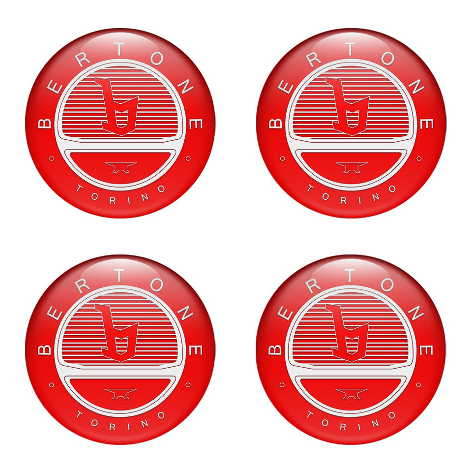 BERTONE Domed Emblems for Center Caps