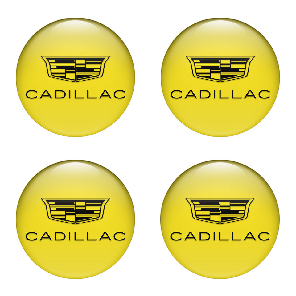 CADILAC Silicone Stickers for Wheel Center Caps