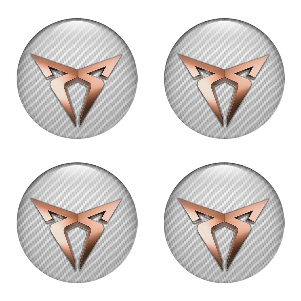 SEAT CUPRA Domed Emblems for Center Caps