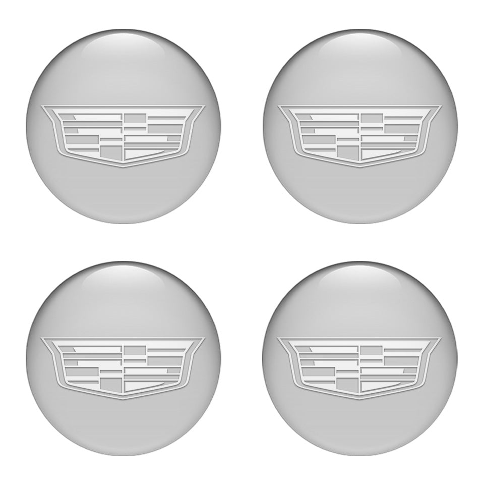 CADILAC Silicone Stickers for Wheel Center Caps