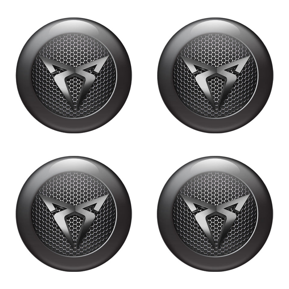 SEAT CUPRA Domed Emblems for Center Caps