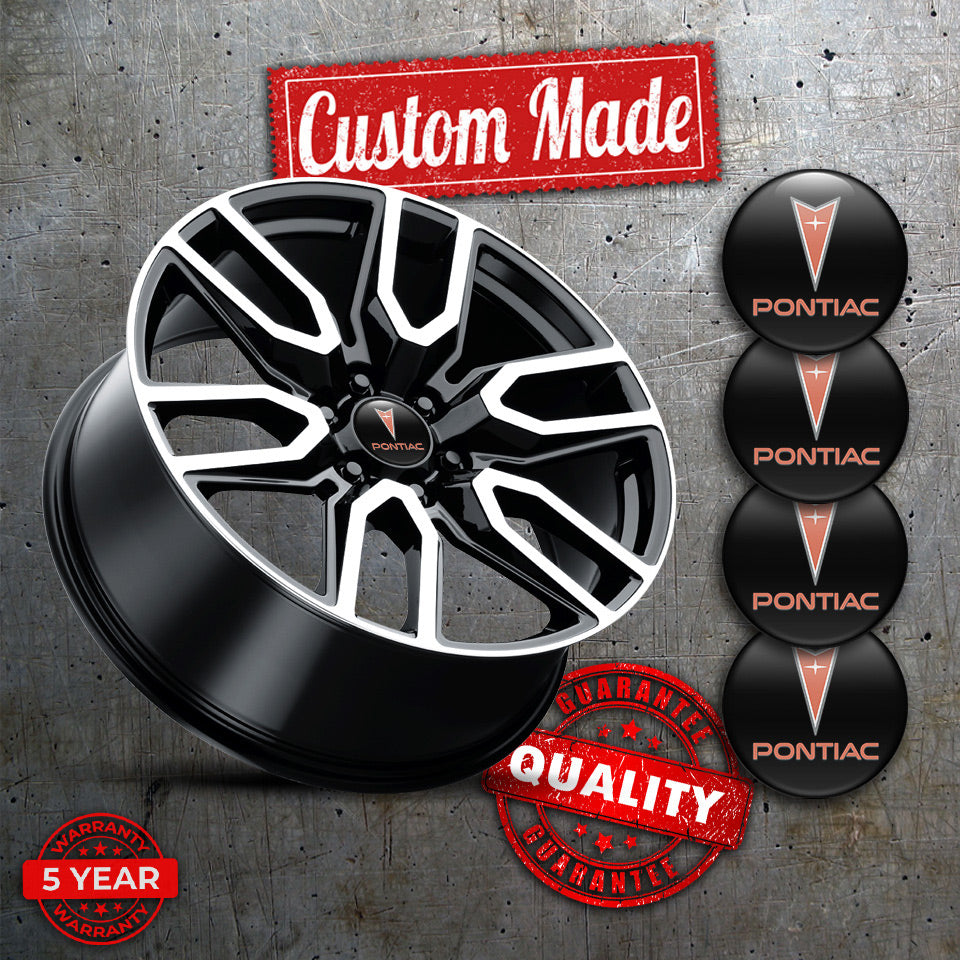 PONTIAC Emblems for Wheel Center Caps