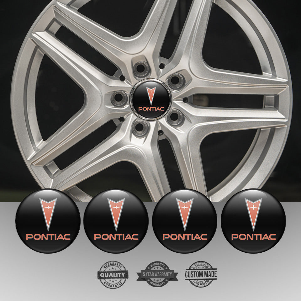 PONTIAC Emblems for Wheel Center Caps