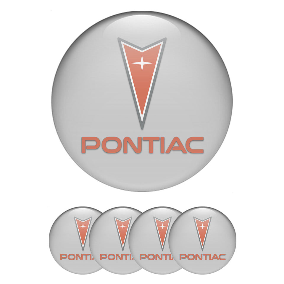 PONTIAC Domed Emblems for Center Caps